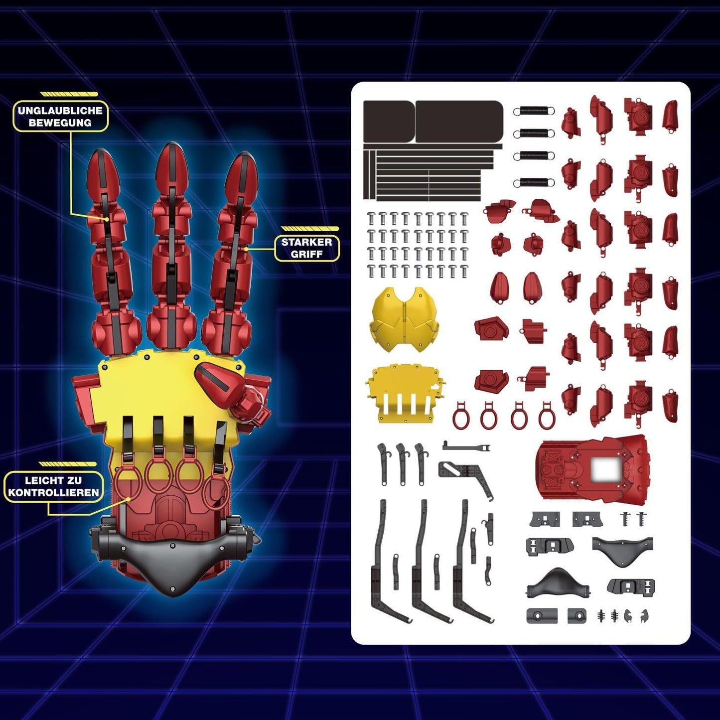 Hydraulische Cyborg-Hand Bausatz (112 Teile)