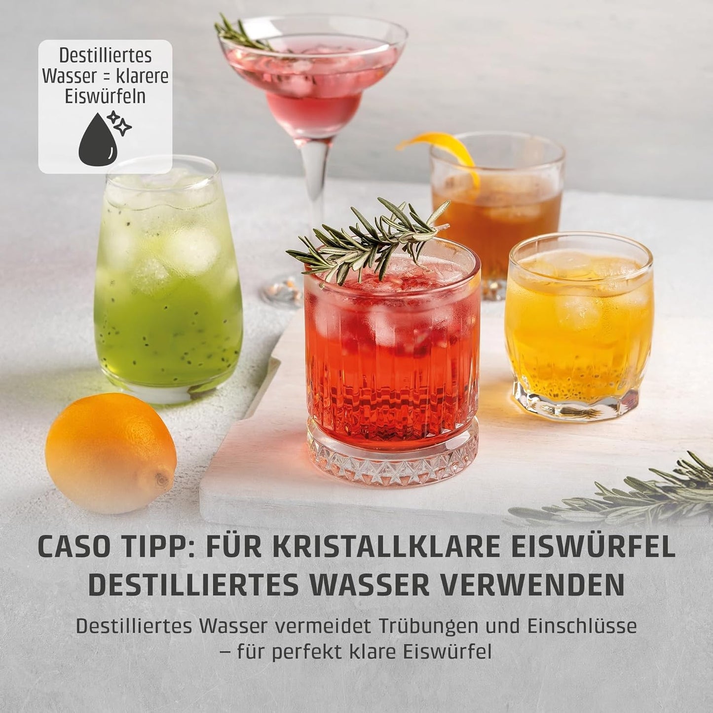 Clear Ice Advanced Eiswürfelmaschine