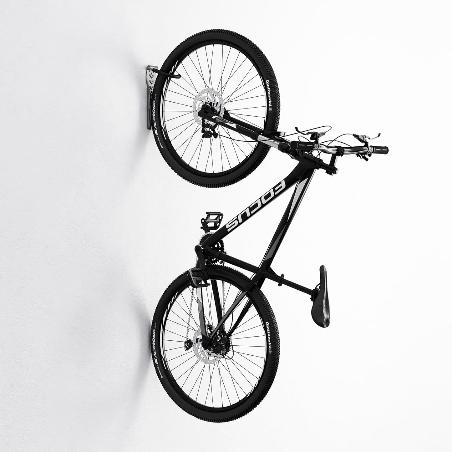 4er-Set Velo-Wandhalterung, Hellgrau