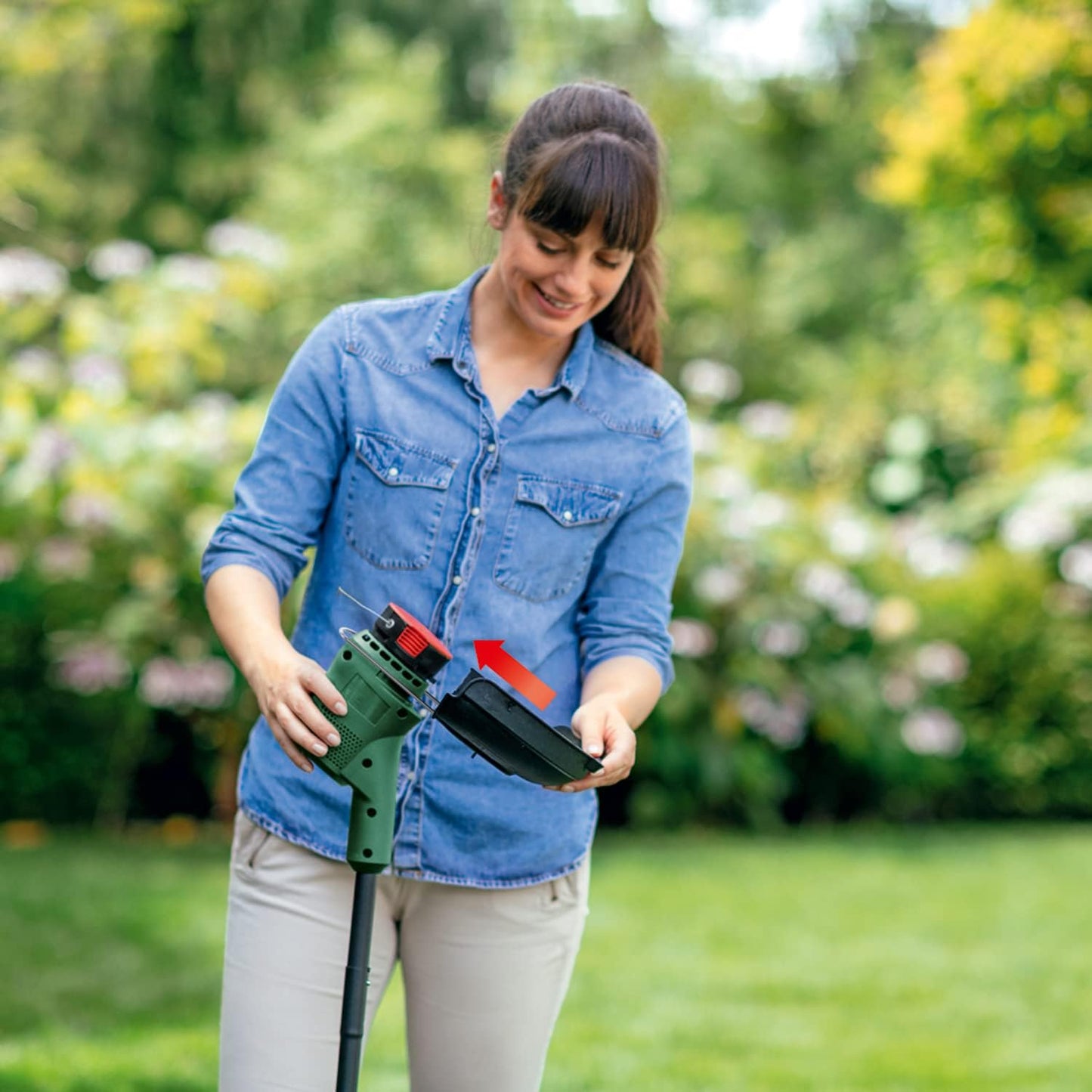 EasyGrassCut 23, Rasentrimmer - 23 cm | Neues Design