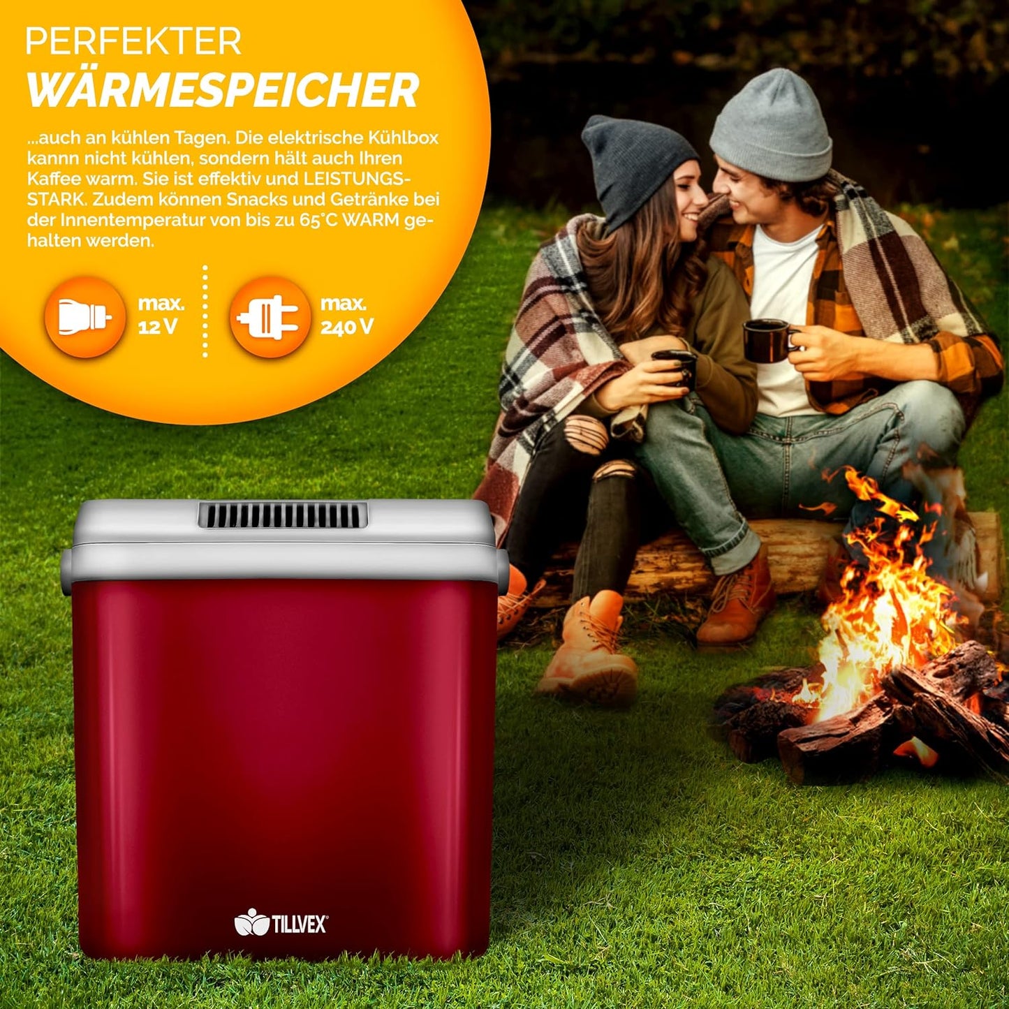 Elektrische Thermobox, Rot