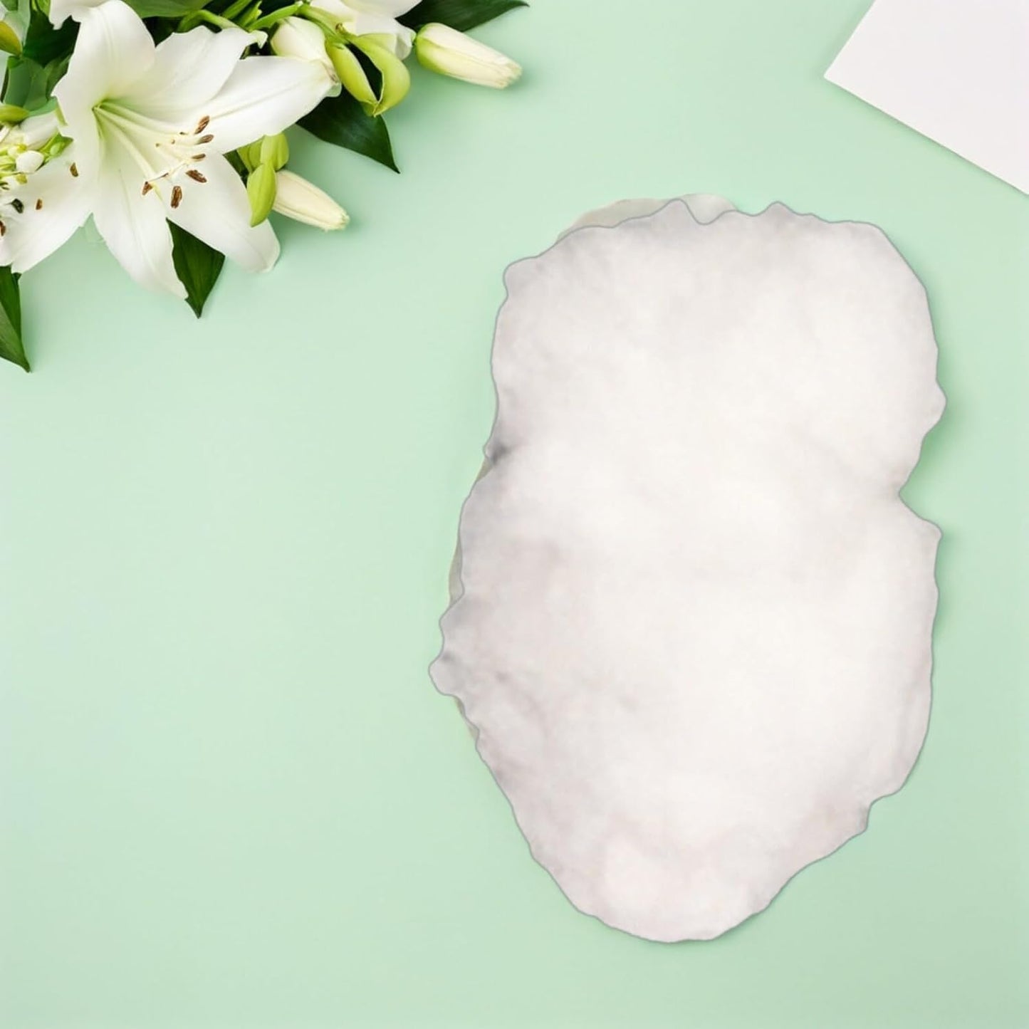 Künstliche Wolken für Hochzeit und Bühne, Weiss 30x50cm
