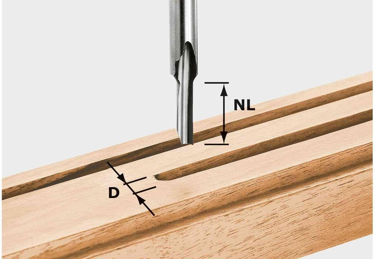 Nutfräser HS S8 D 4/15, HS S8 D4/15