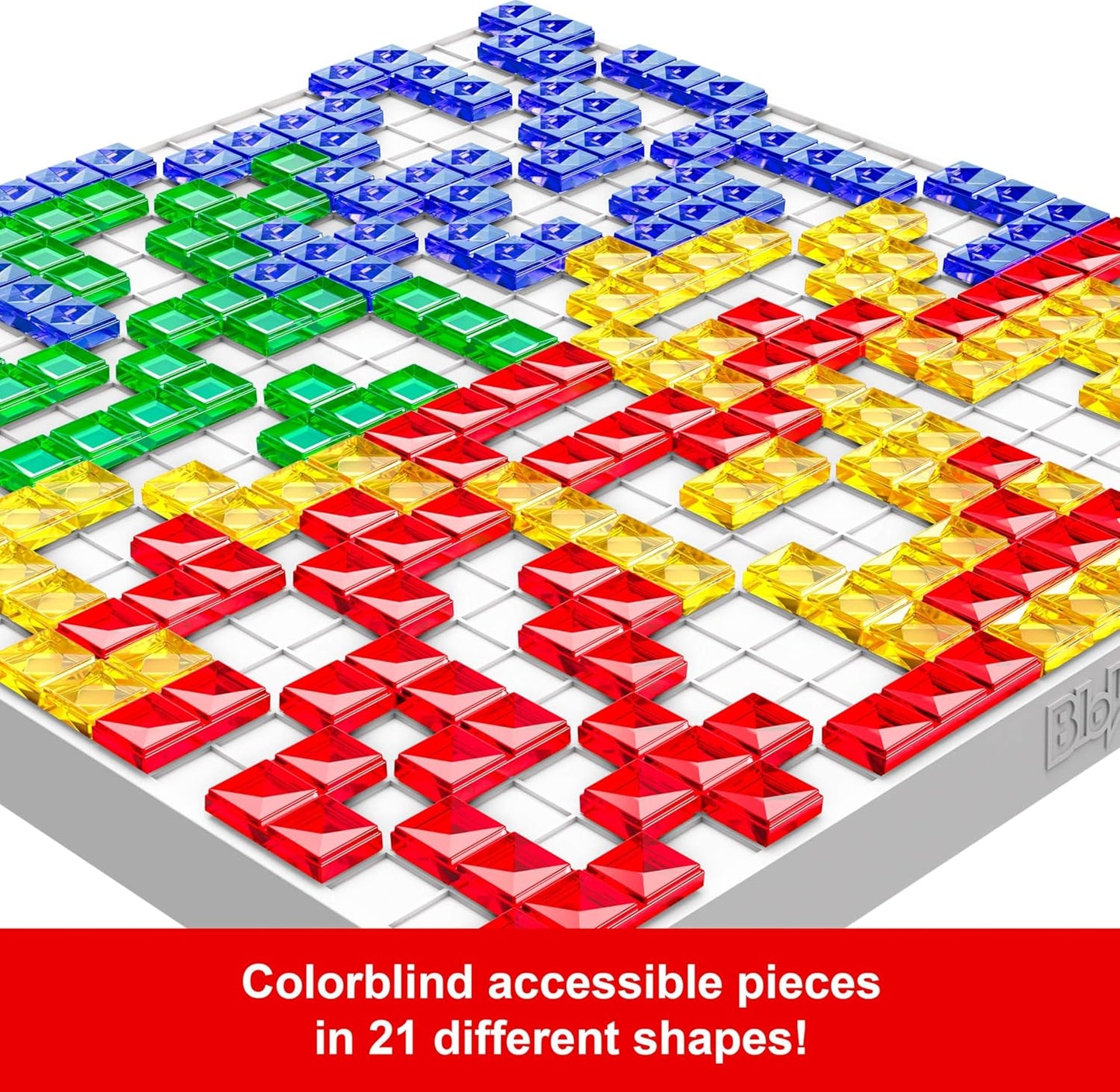 Blokus Strategiespiel für 2-4 Spieler, Standardverpackung Single
