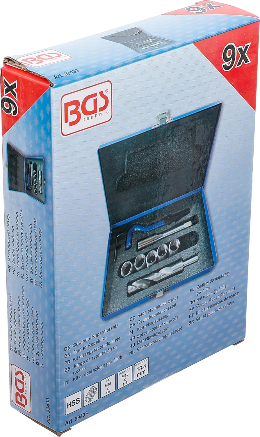 99433 Gewinde-Reparatursatz, Set | M18 x 1,5