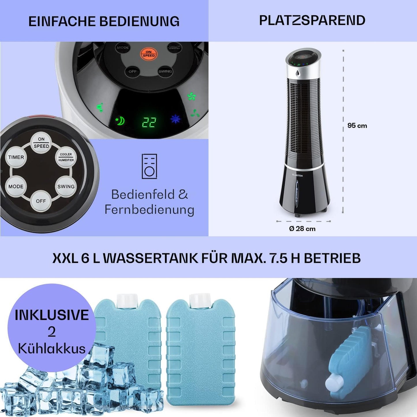 Luftkühler, Schwarz ; Skyscraper Ice