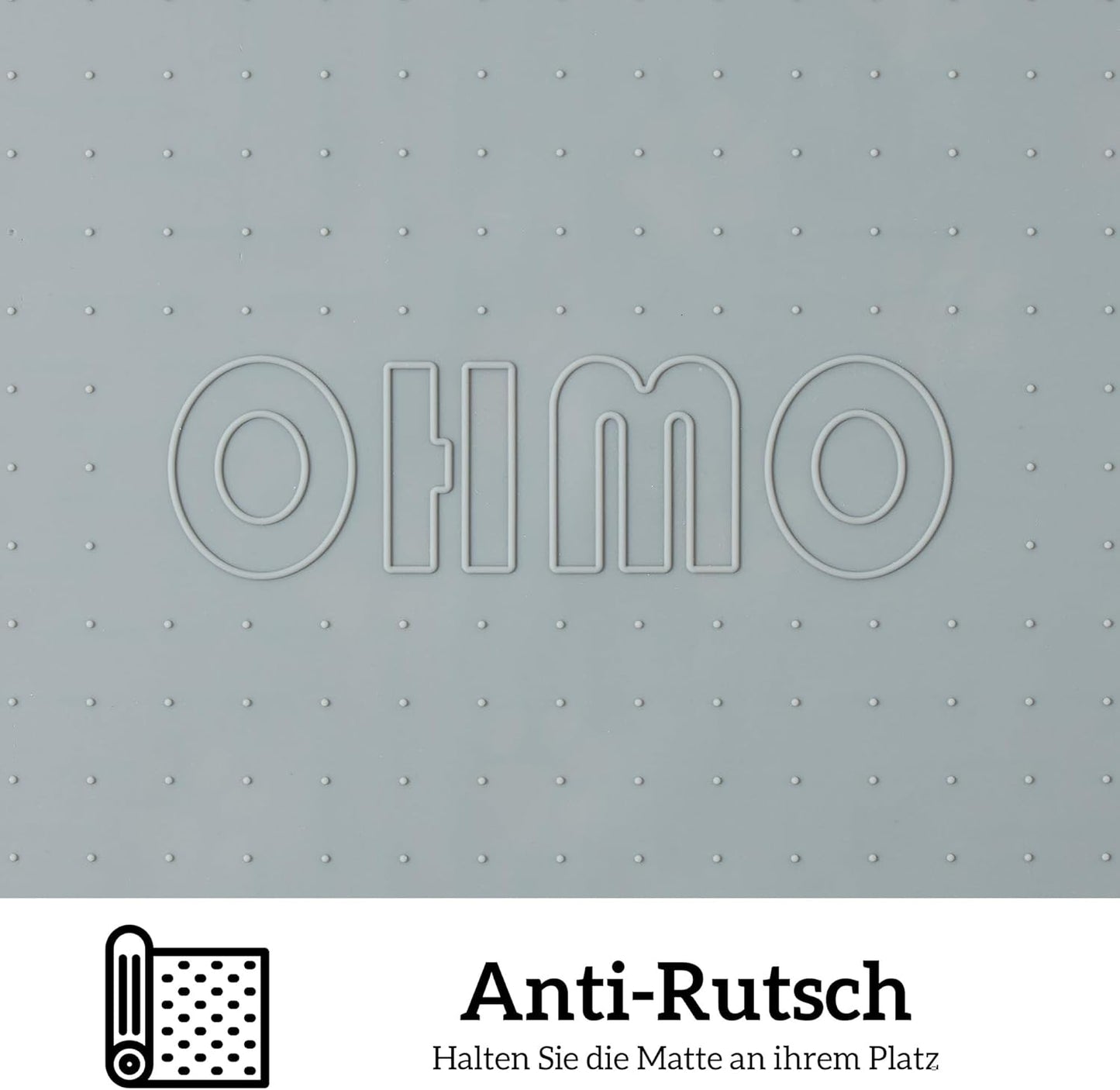 2er-Set Antirutsch Katzentoilettenmatte, Dunkelgrau 2pack 60x40cm
