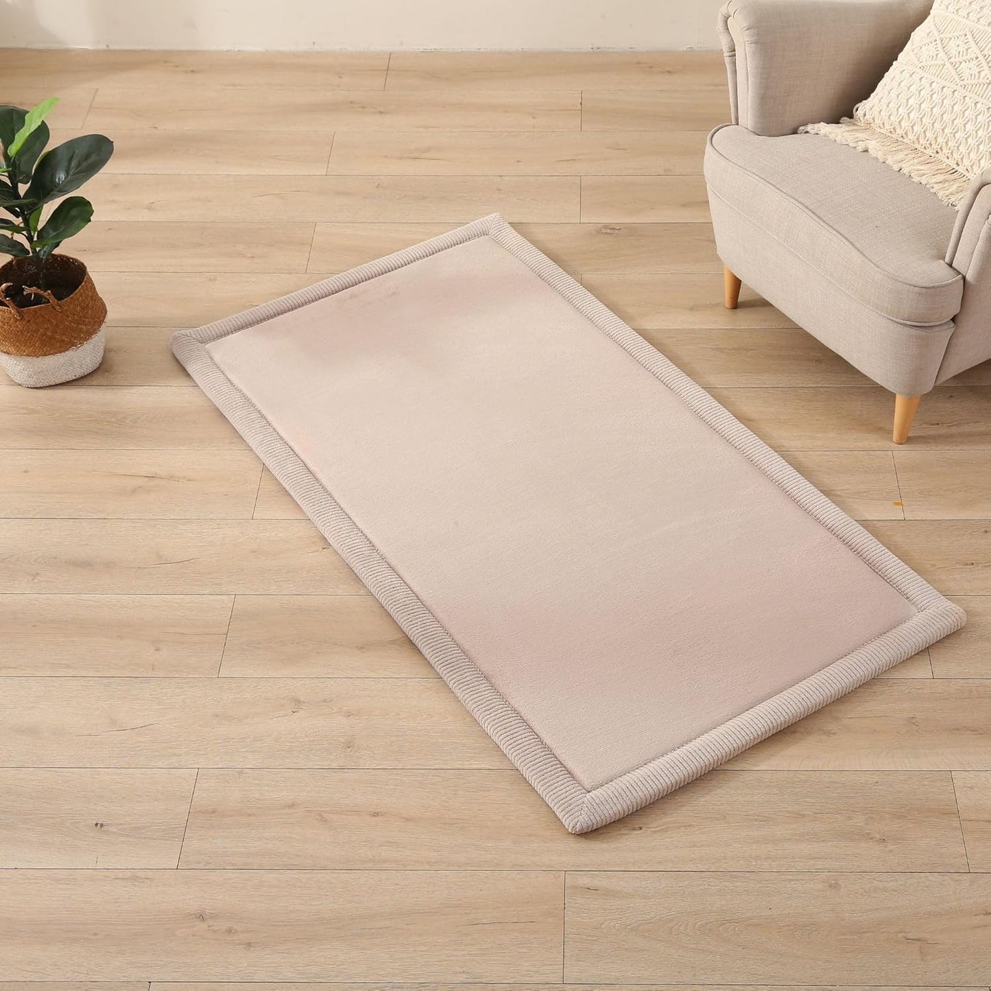 Spielmatte für Babys, Beige 80 x 150 cm