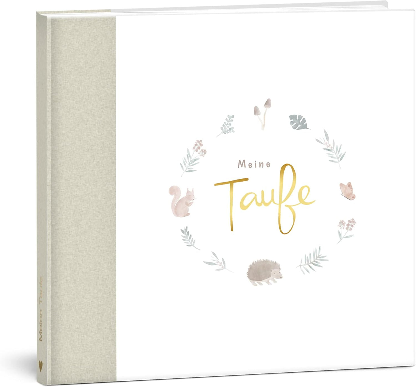 Gästebuch zur Taufe mit 72 Innenseiten, Wald ohne Stickerset