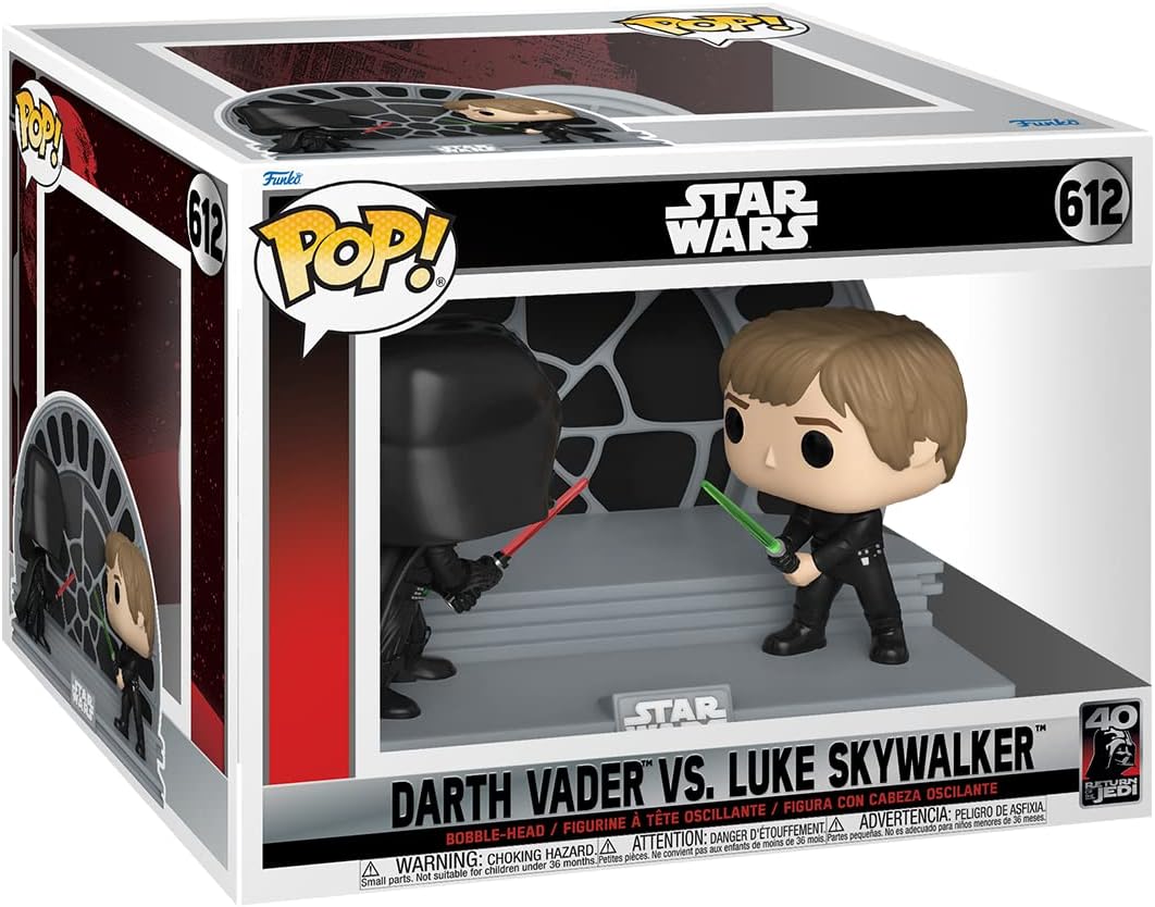 POP Star Wars 40Th Darth Vader VS Luke Skywalker, Spielfigur Modern