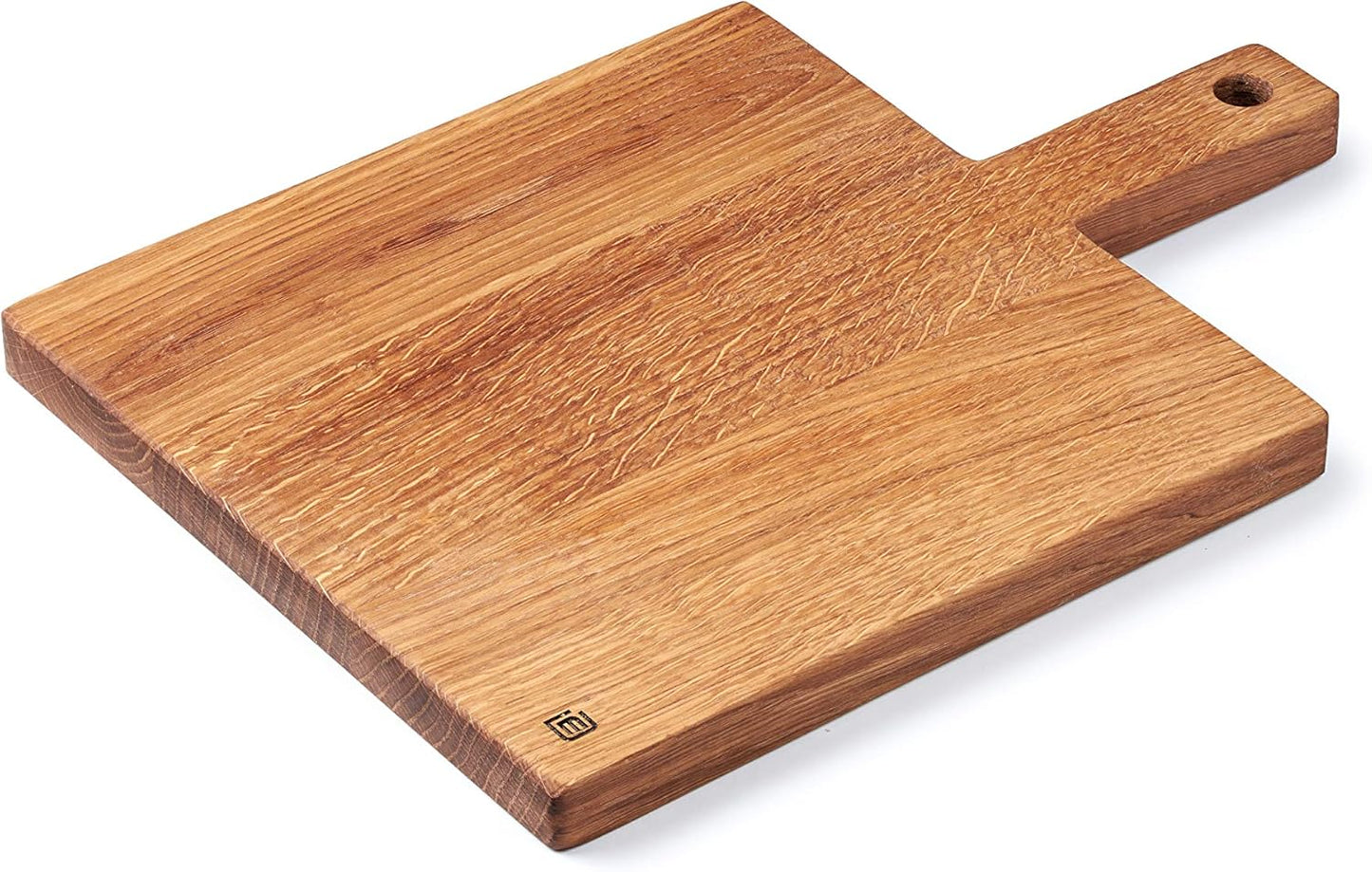 Schneide- und Servierbrett mit Griff, 25x25 cm, 25x25 cm mit Griff