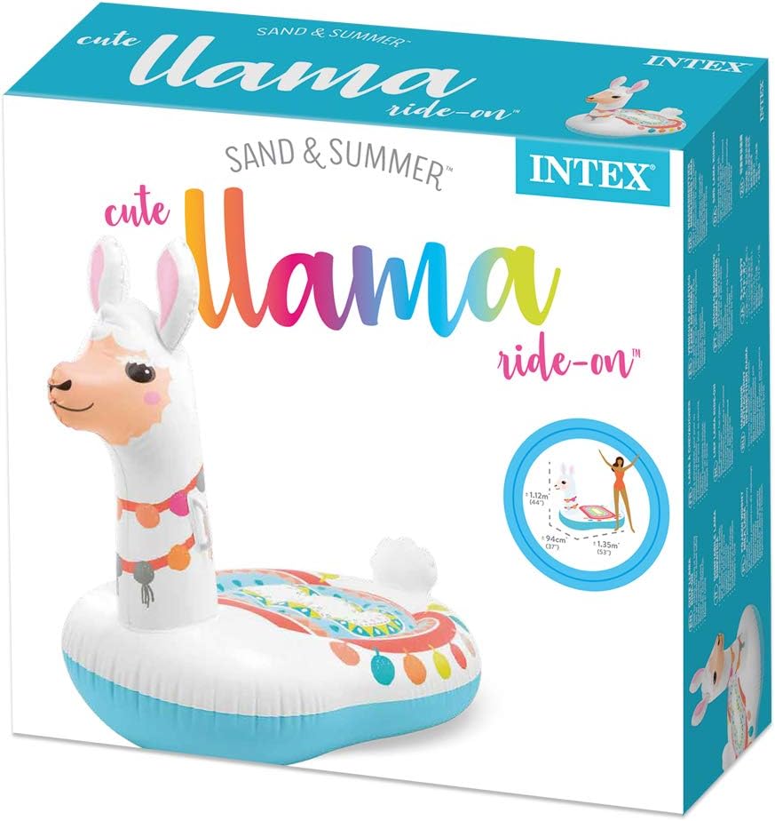 Aufblasbares Llama-Schwimmtier, Einheitsgrösse Mehrfarbig