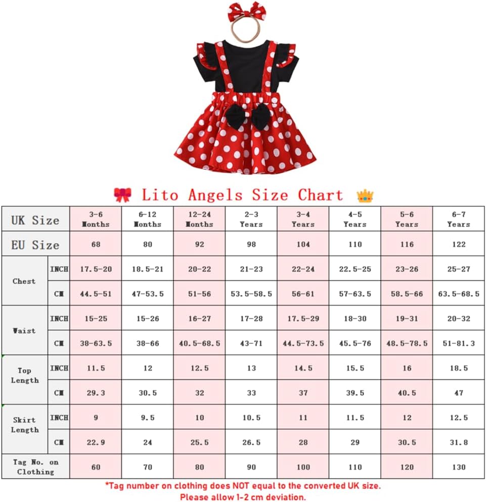 Minnie Mouse Kostümset, 12-24 Monate