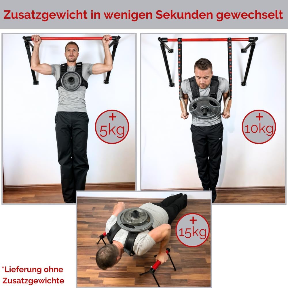 Gewichtswesten für Hantelscheiben 50 mm