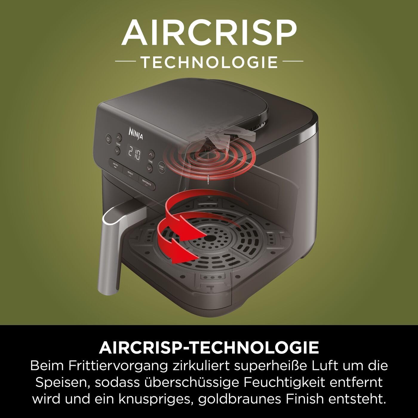 AF110EU Heissluftfritteuse, 4,7L