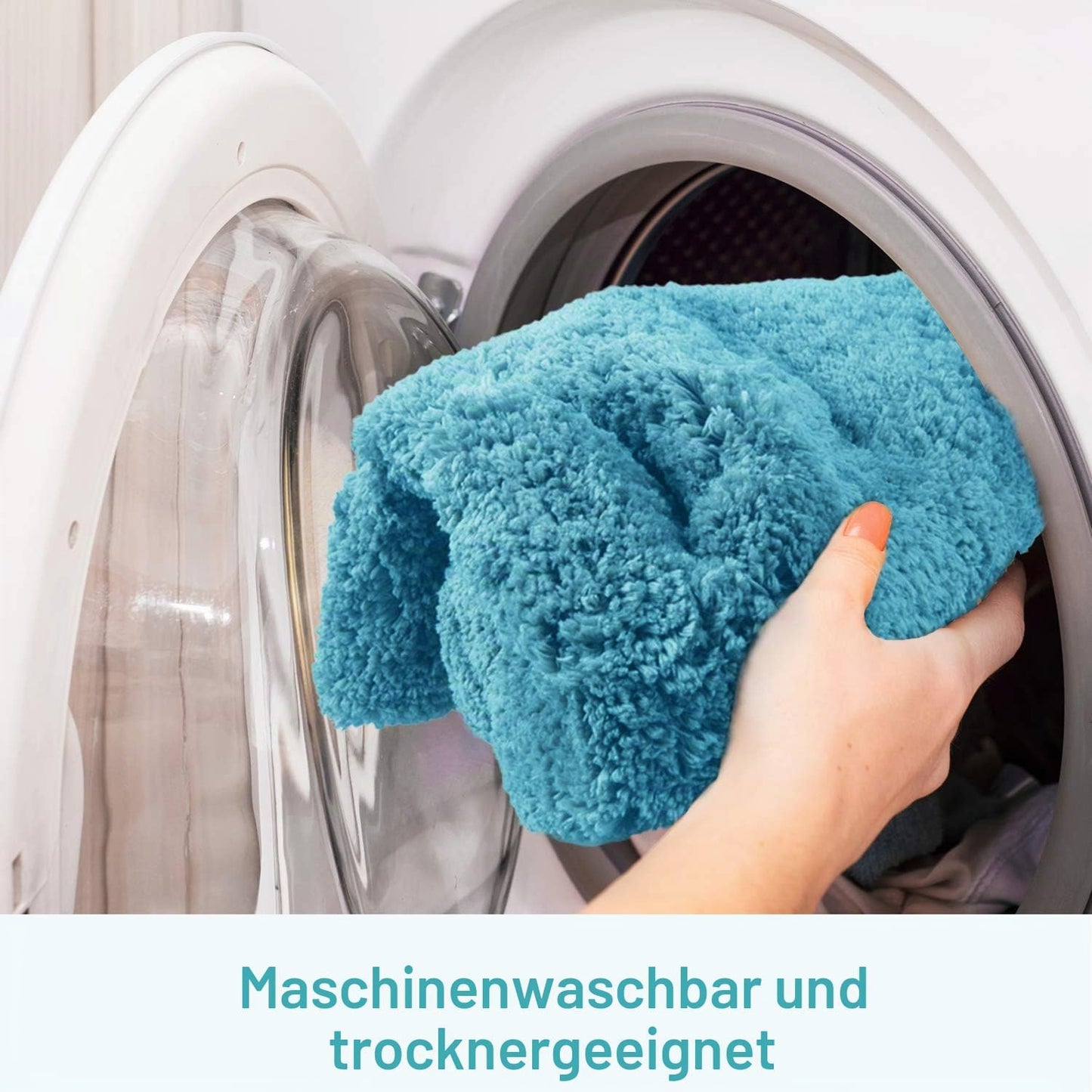 Rutschfeste Badematte, 70x120 cm, 70 x 120 cm (Rechteckig) Türkis