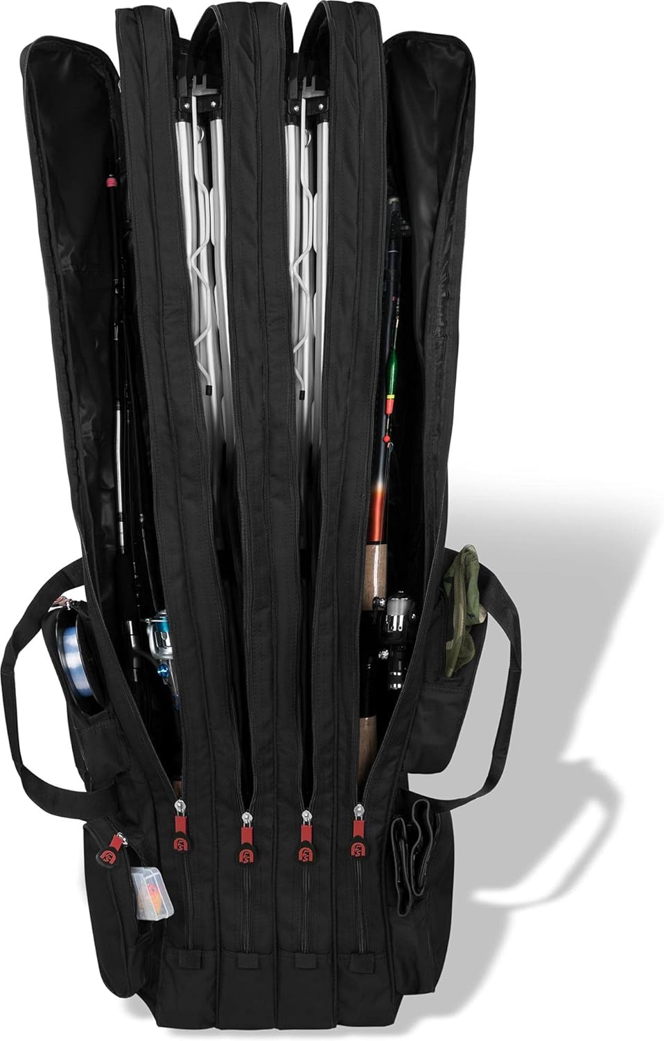 Rutentasche mit 4 Fächern, Sch-warz 4 Innenfächer 150 cm