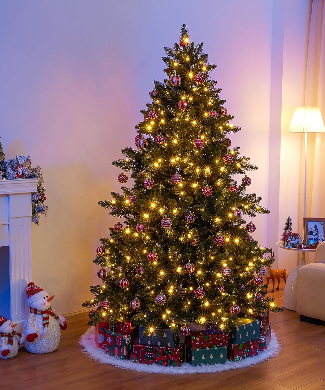 Künstlicher Weihnachtsbaum mit 240 LEDs, 180cm