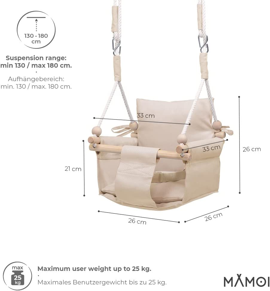 Babyschaukel, Scandi Beige