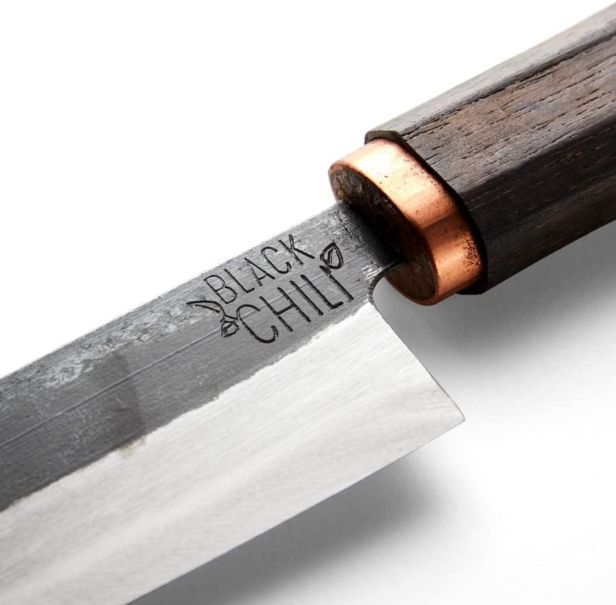 Handgeschmiedetes Piratenset Küchenmesser-Set, 3-teilig, Ebenholz