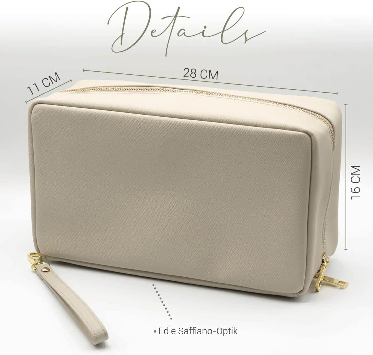 Windelorganizer - Wickelclutch, Nude