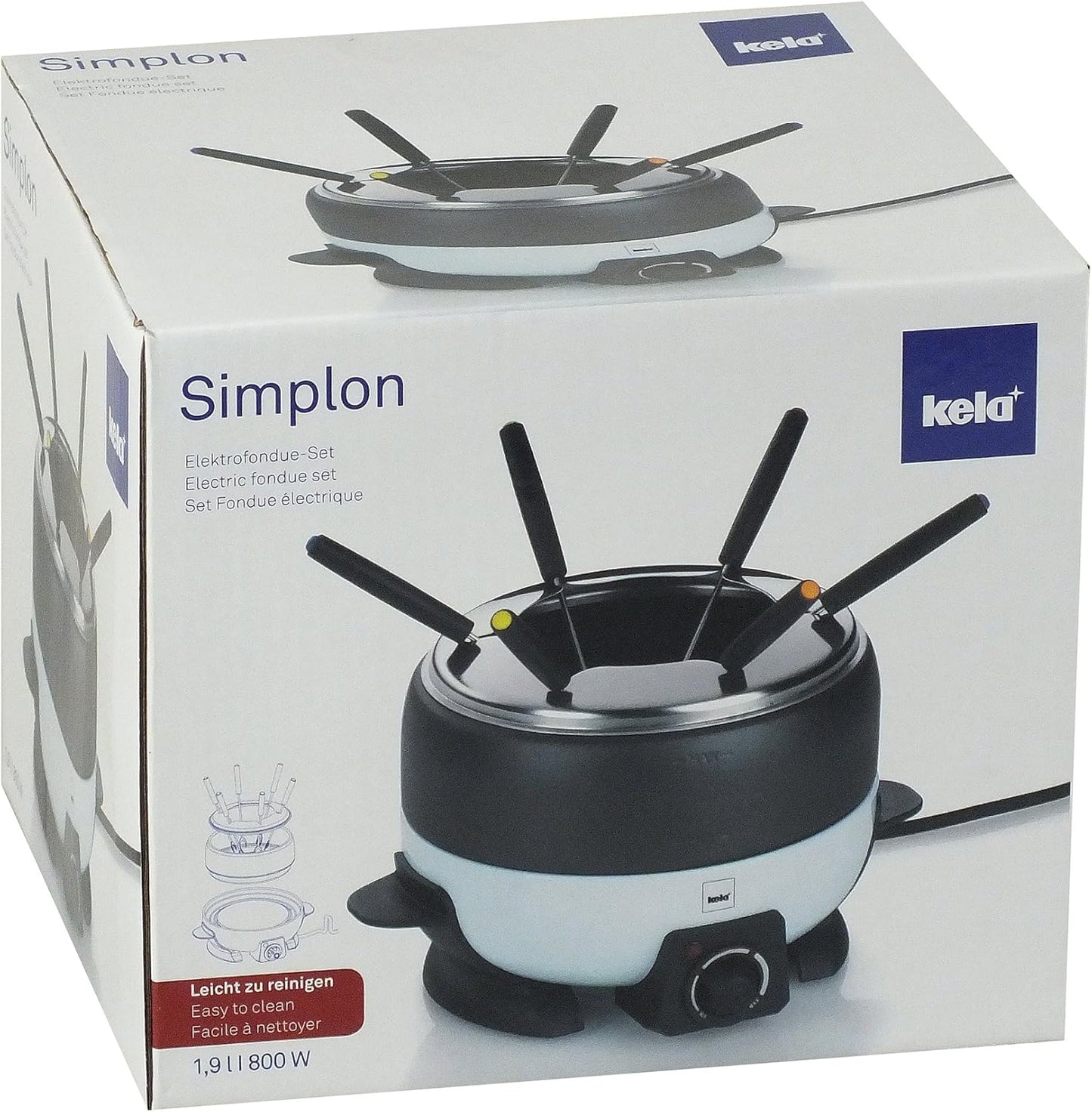 Elektro-Fondue Simplon für 6 Personen