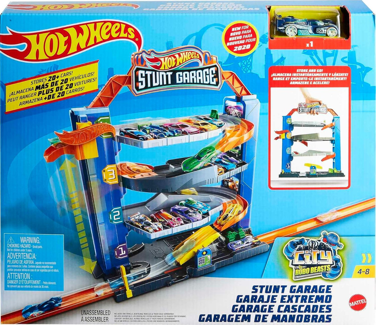 City Stunt - Garagen-Spielset