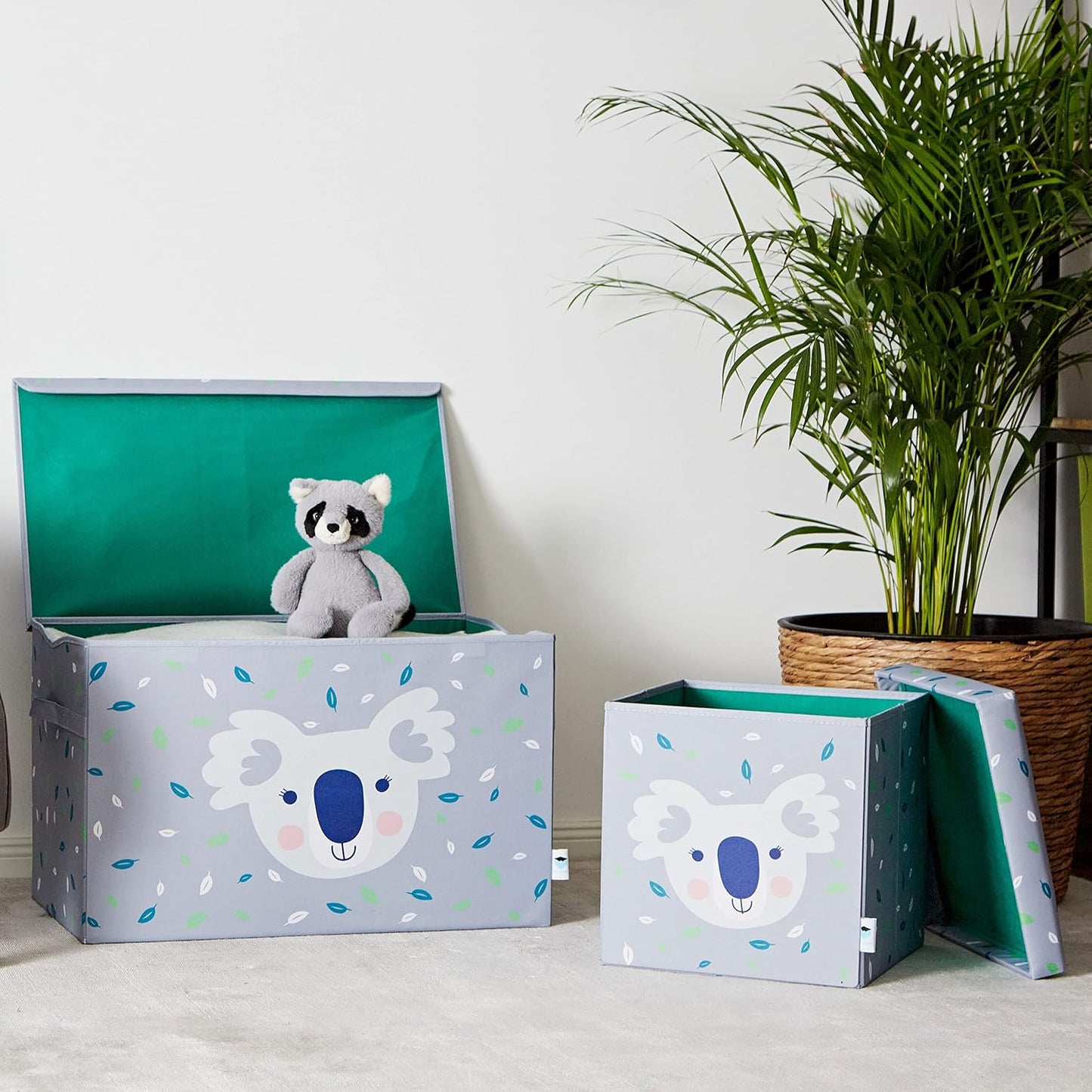 Happy Kids Sitzhocker mit Stauraum, Koala