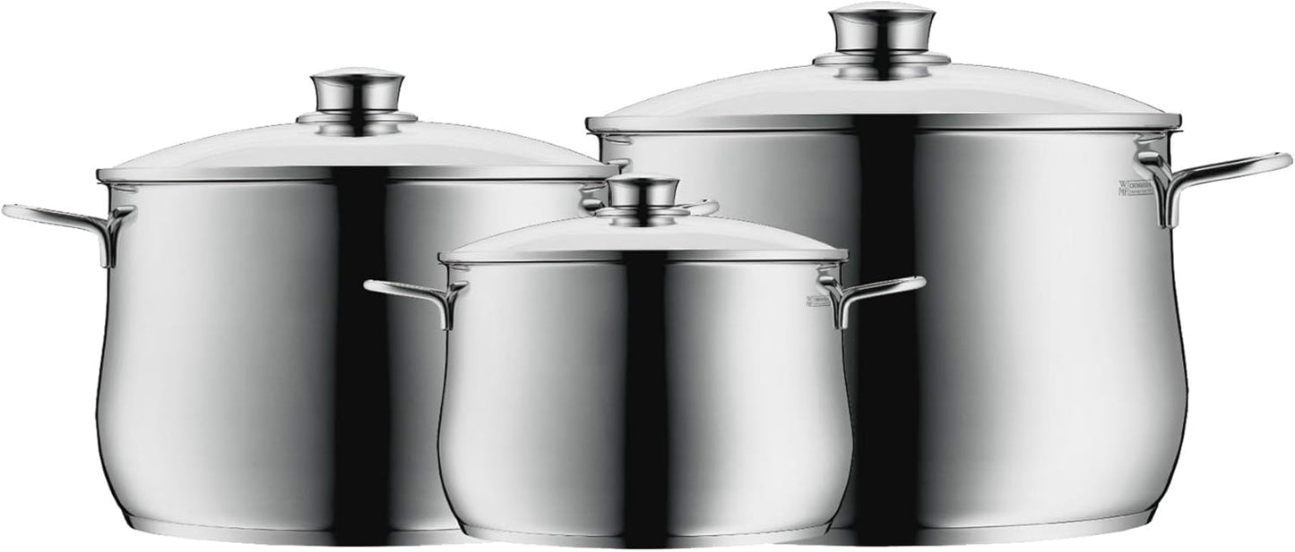 Diadem Plus Kochtopfset Induktion, 3-teilig, Topfset, 3-teilig