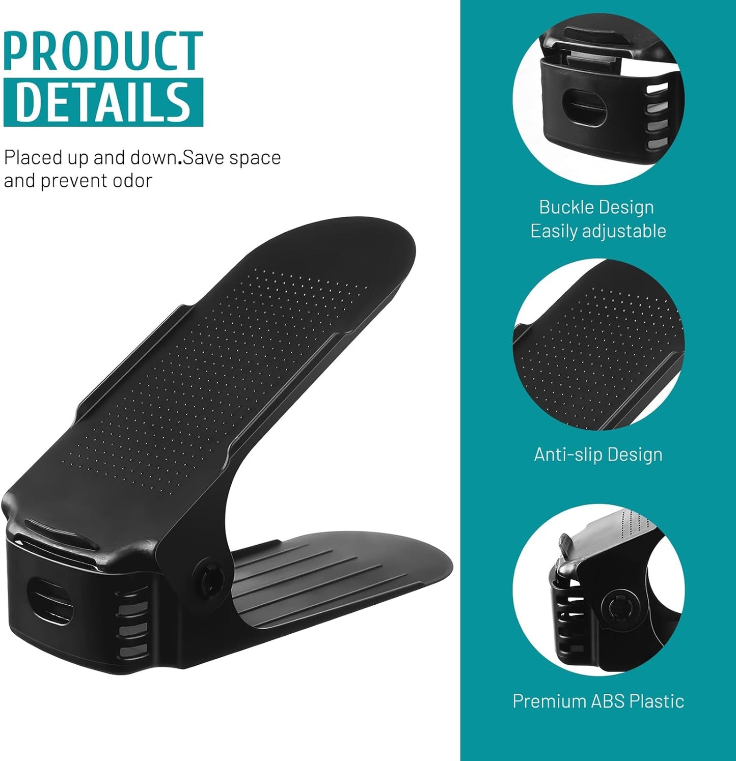 Einstellbare Schuhstapler-Set (24 Stück)