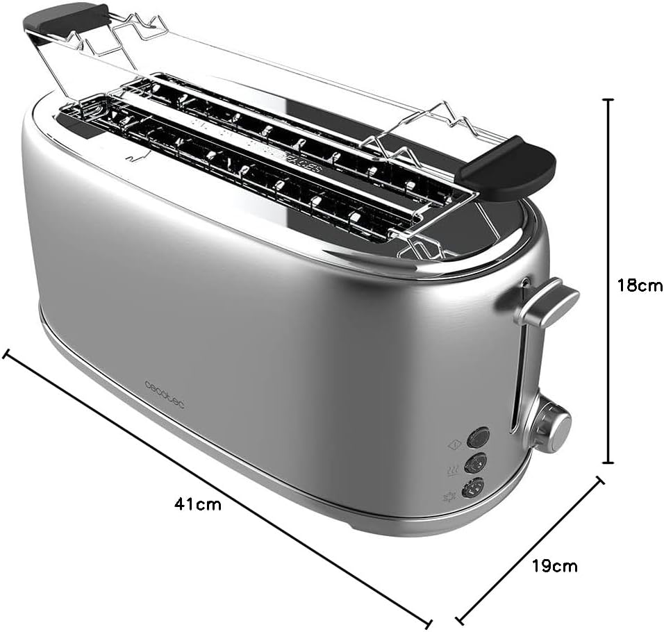 03207 Toaster, Retro - 4 Scheiben Inox