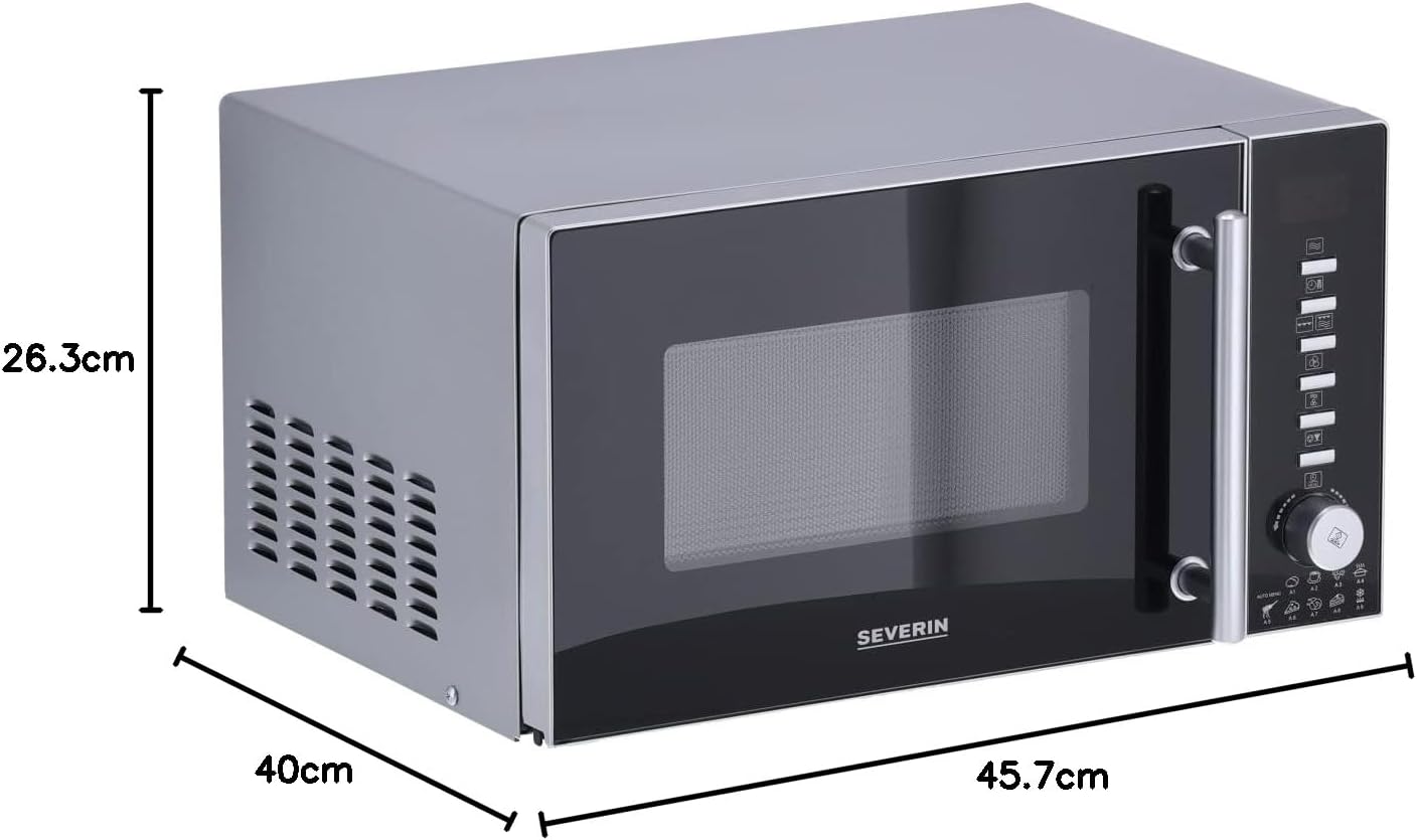 3-in-1 Mikrowelle MW 7773 mit Grill und Heissluftfunktion, 20L, Grill- und Heissluftfunktion