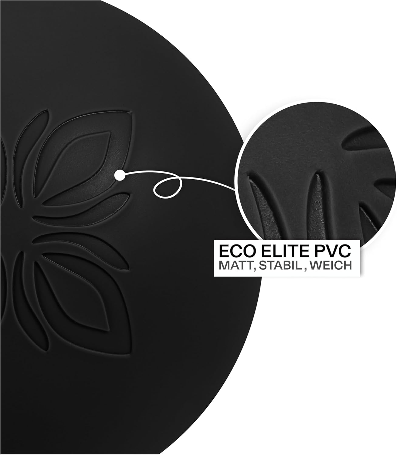 MOON Pilatesball 20 cm, MYTHOS BLACK