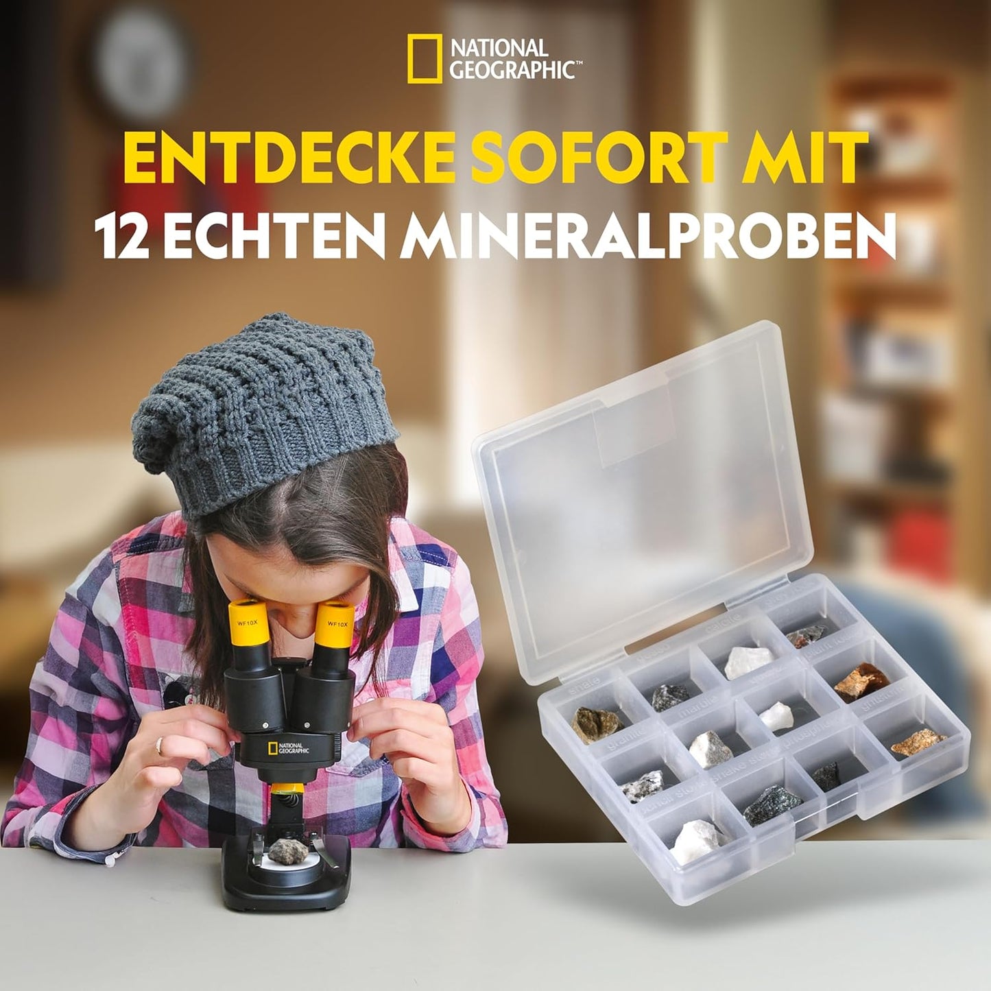 Stereo 3D Mikroskop mit 20x Vergrösserung