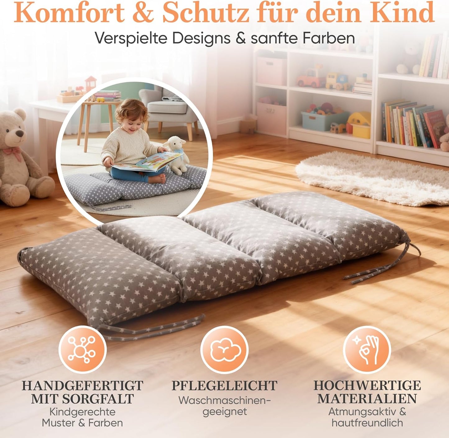 4 in 1 Kletterdreieck mit Rutsche & Rampe, 4T -Natural