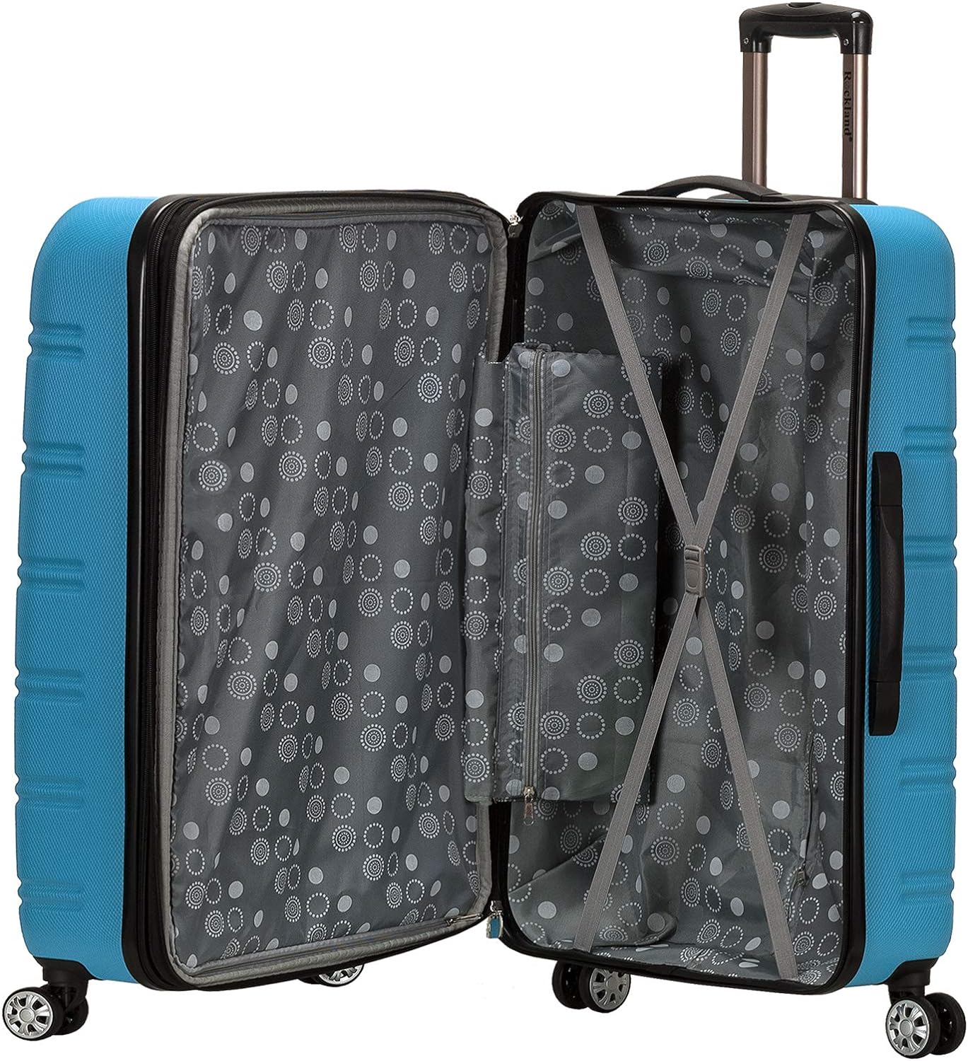 Reisekoffer Set, 3-Piece Set (20/24/28), Türkis/Ausflug, Einfarbig (Getaway Solids)