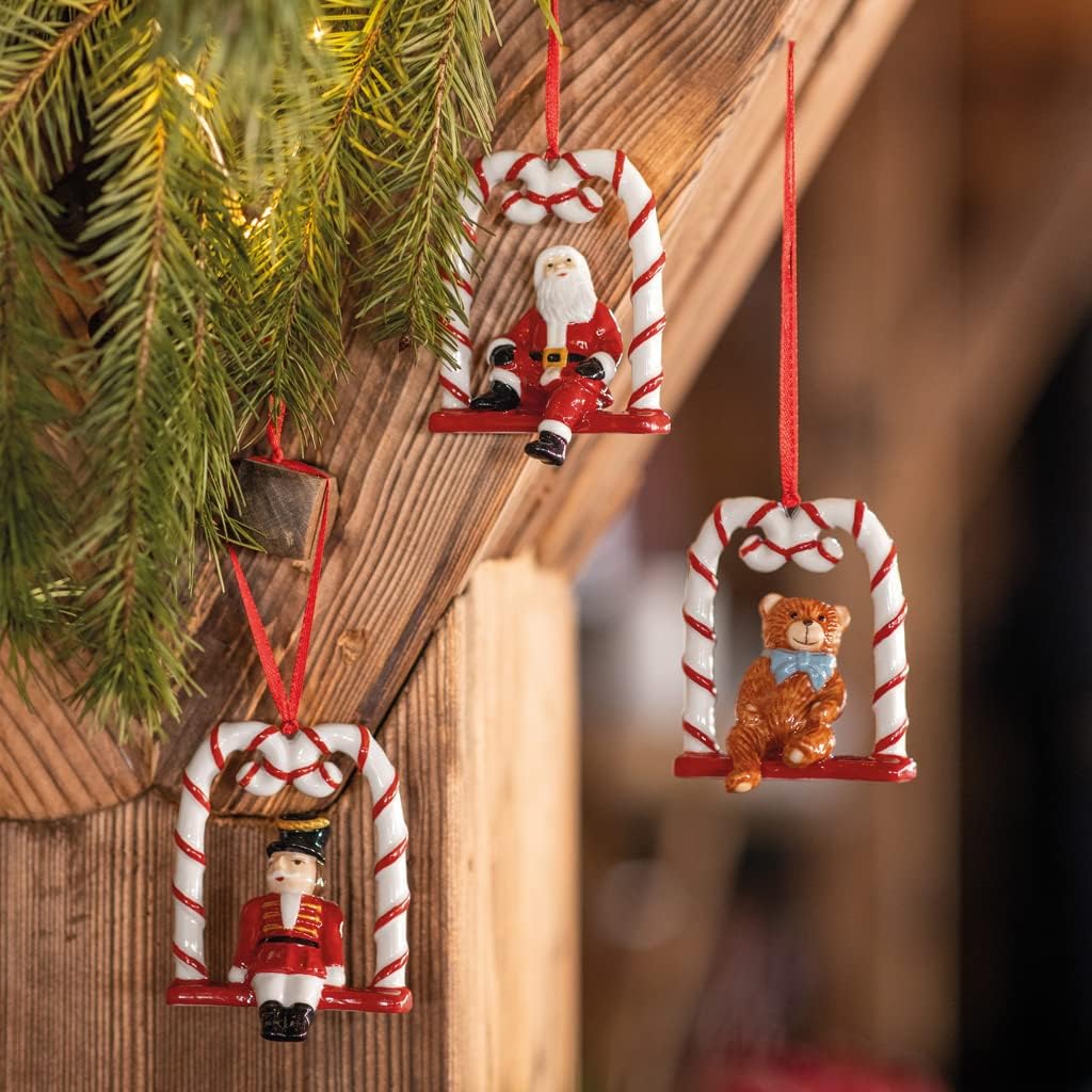 Nostalgic Ornaments Schaukel-Set (3-teilig), 18x4x8cm, Mehrfarbig