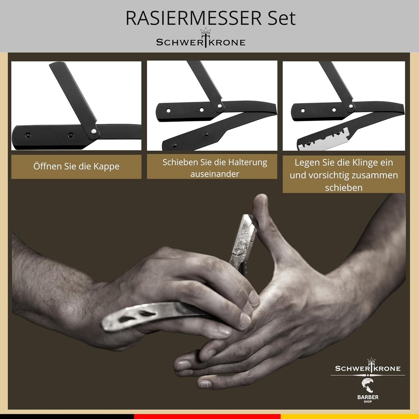 Rasiermesser-Set, 1 stück (1er Pack)