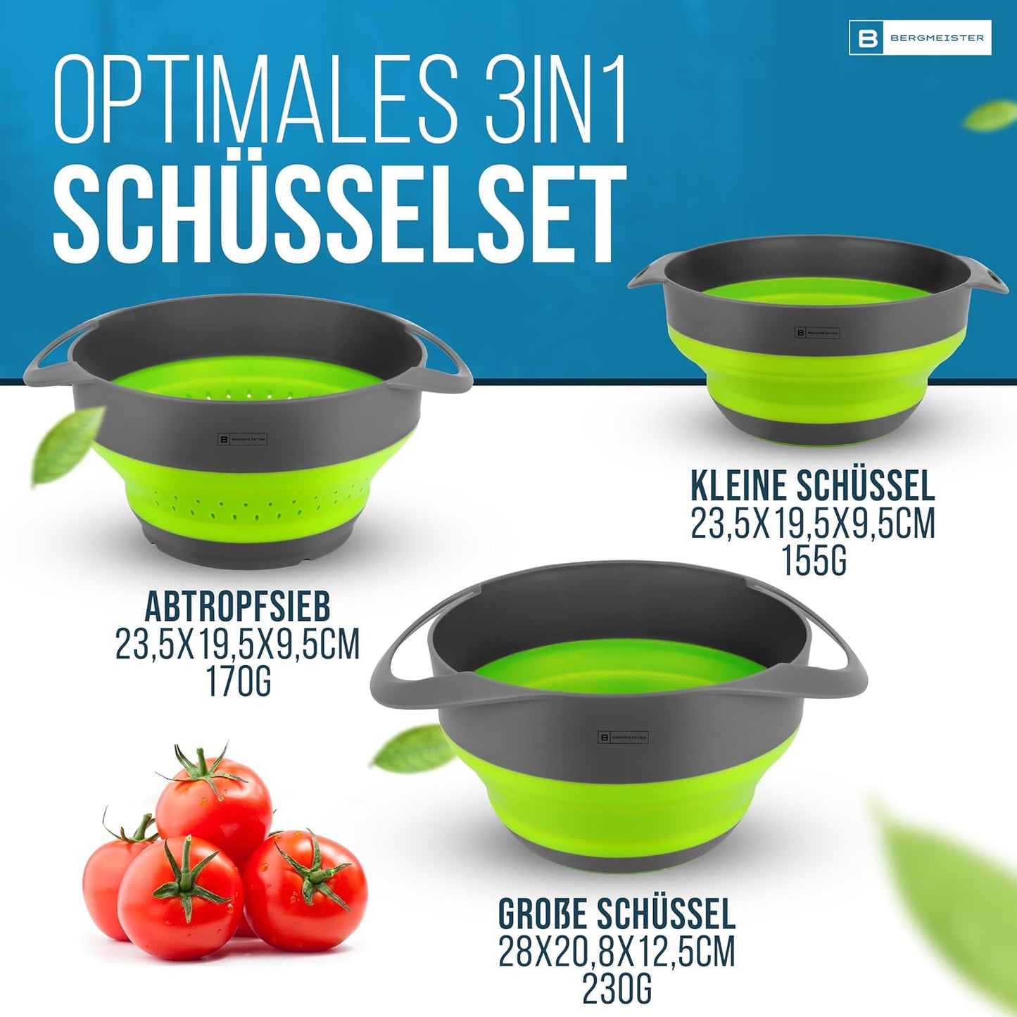 Faltbares Schüssel-Set