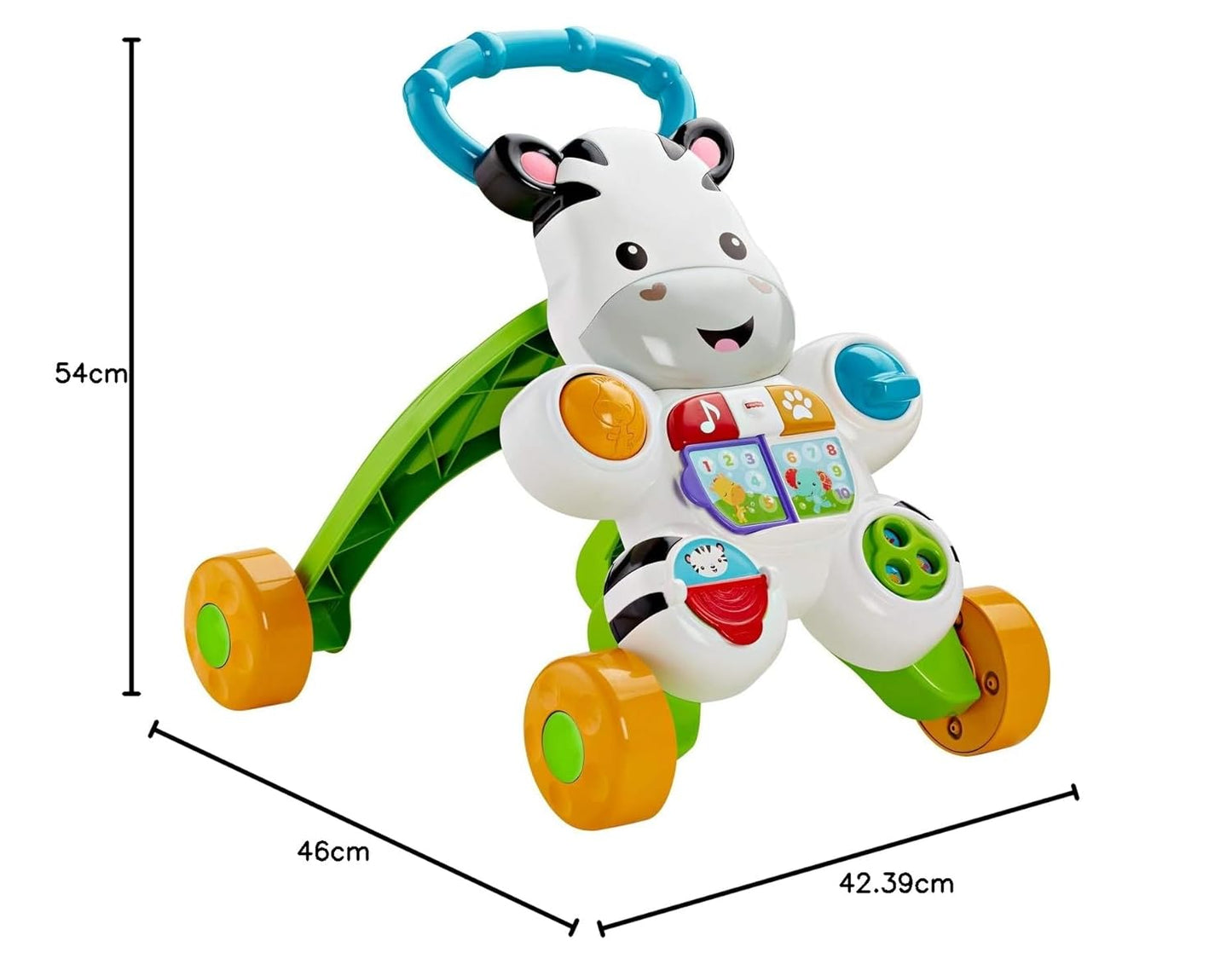 Lauflernwagen Zebra, Französisch - Reduzierte Verpackung