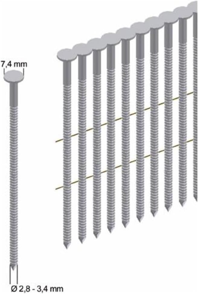 Coilnägel CNW25/65BK (7200 Stück)