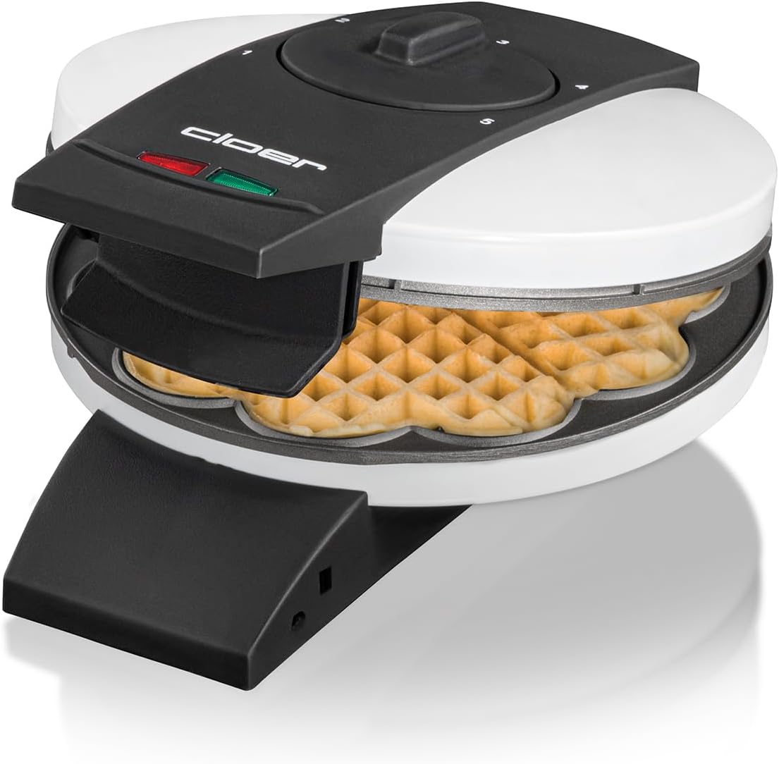 Waffeleisen 1631HB, 5 einzelne Waffelherzen