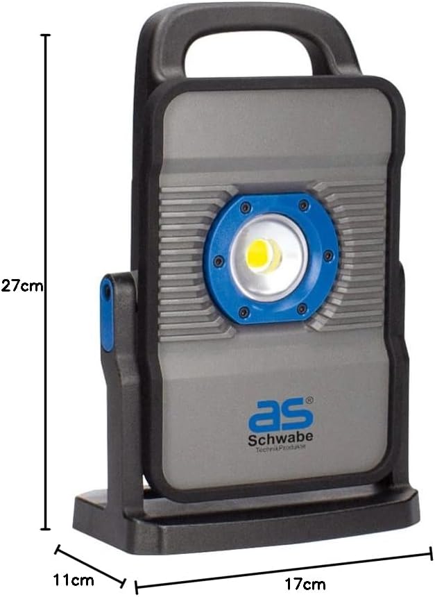 Akkubetriebener LED-Baustrahler mit Powerbank-Funktion, A2