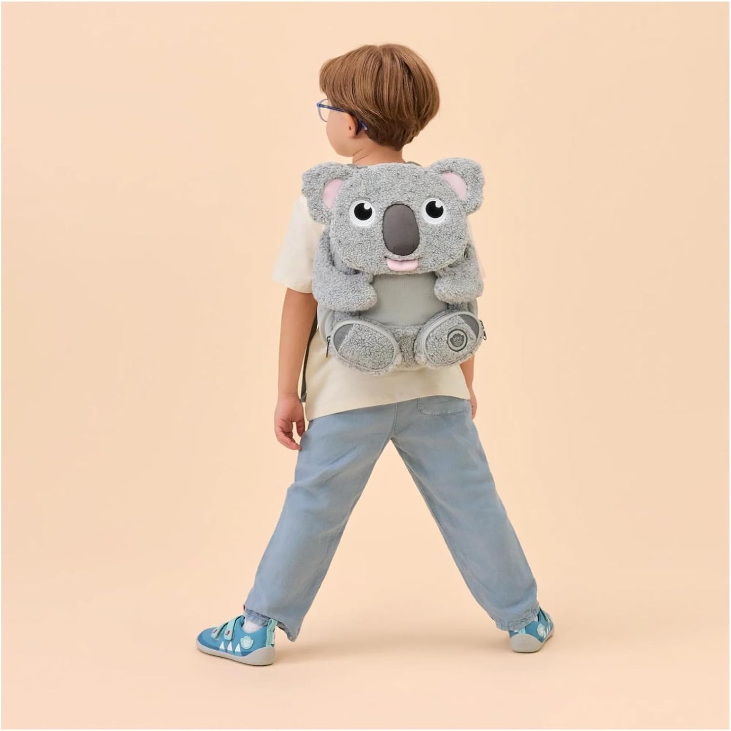 Kindergartenrucksack Grosser Freund, 8 L Kuschel Koala - Grau