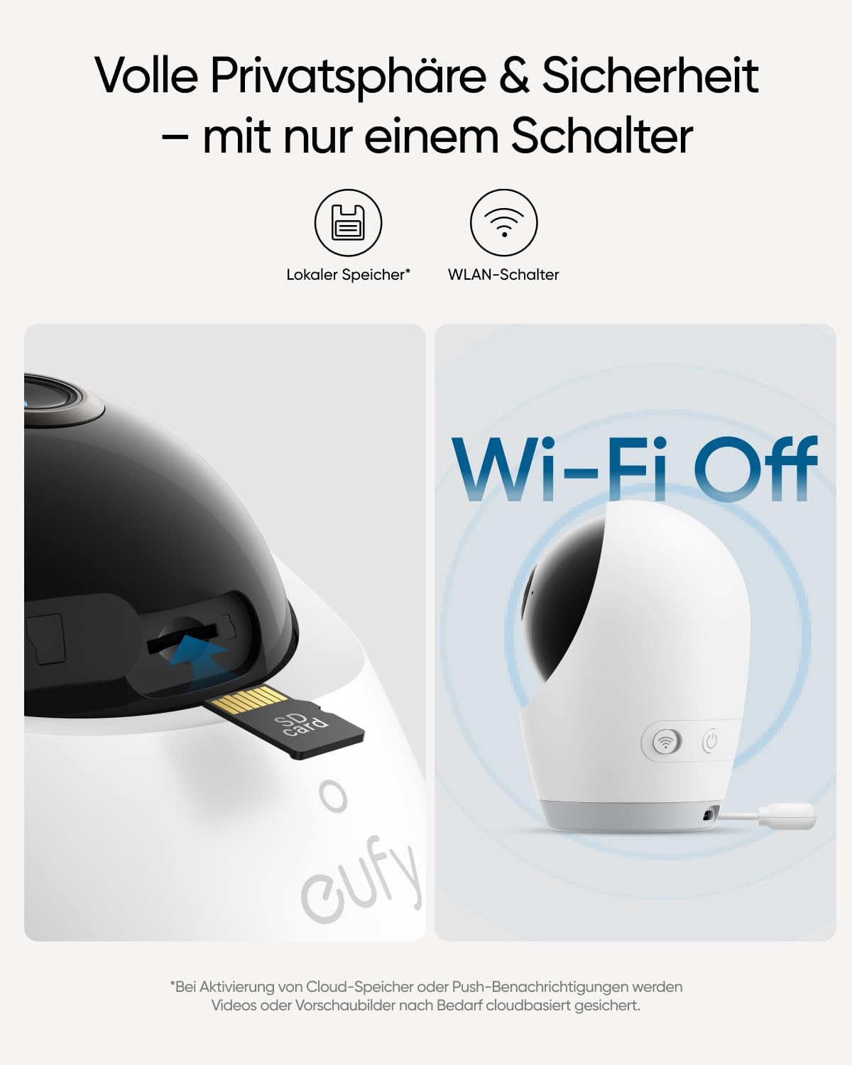 E21 Babyphone mit Kamera und App-Steuerung, 4K Babyphone E21