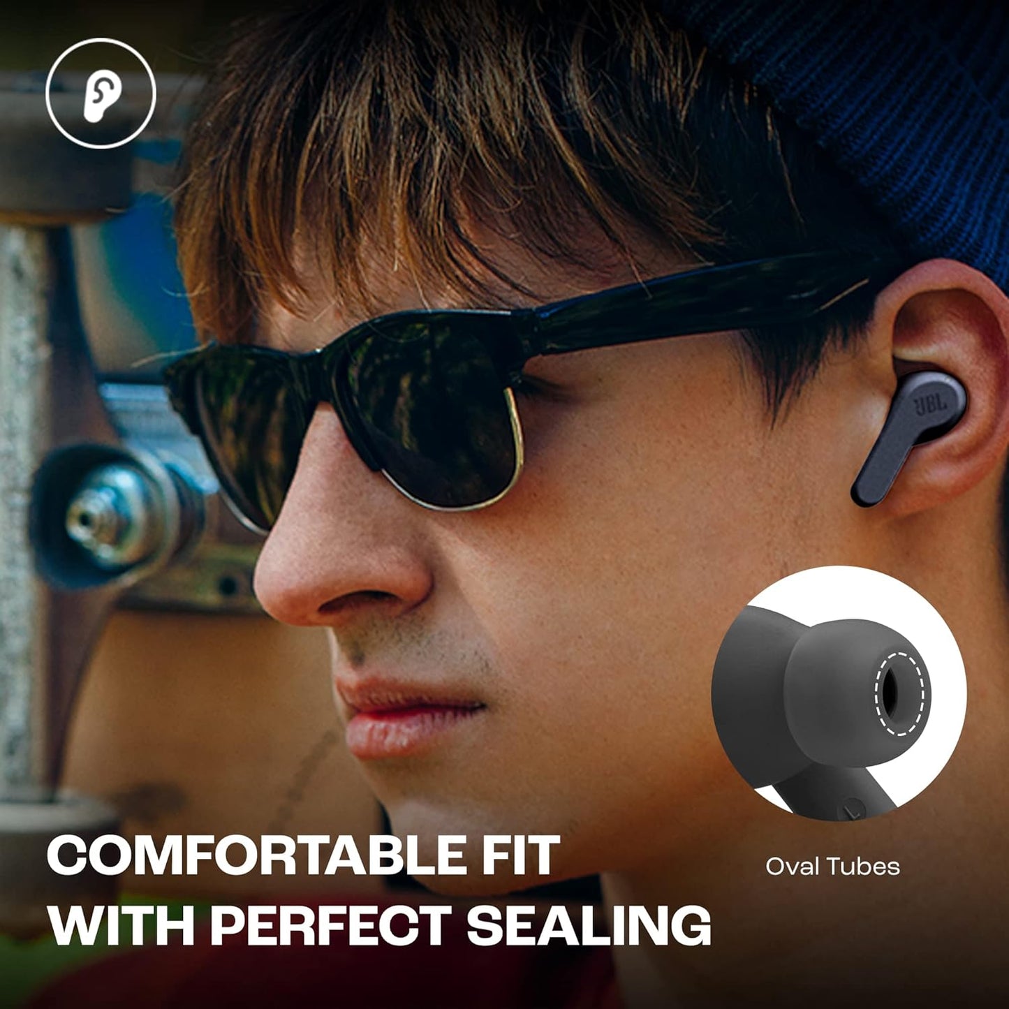 Kabellose In-Ear Ohrhörer Wave Beam mit Freisprechfunktion, Single