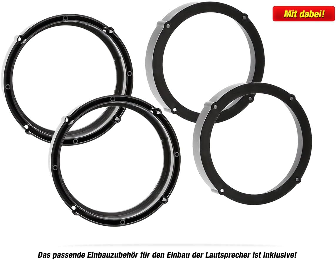 Auto Lautsprecher-Set 16,5 cm für Skoda