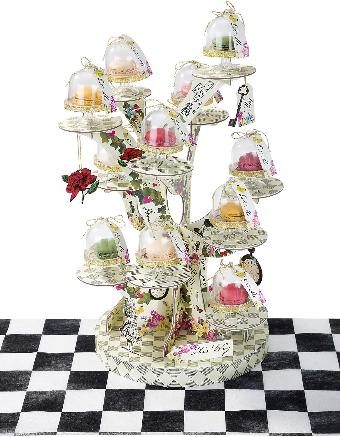 Alice im Wunderland Cupcake-Ständer, Einzeln