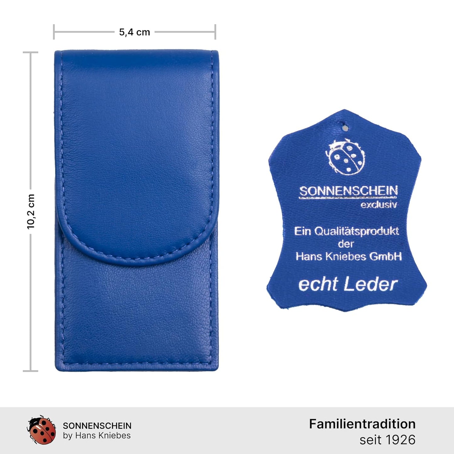 3-teiliges Maniküre-Set, Kobaltblau