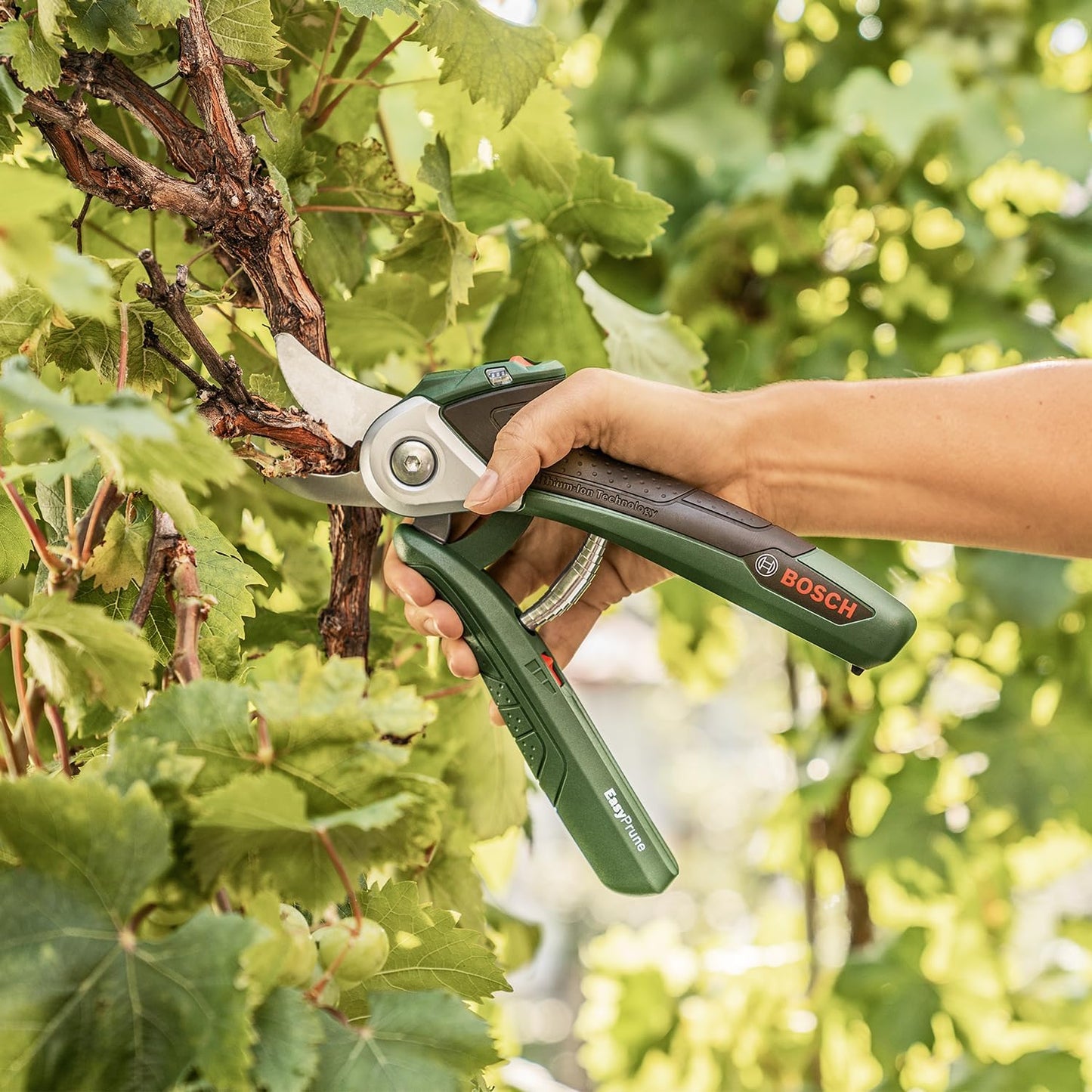 Akku-Gartenschere EasyPrune, 450 Schnitte/Akkuladung, Neues Design